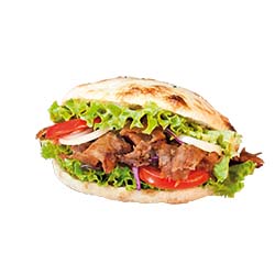 Kebab im Fladenbrot